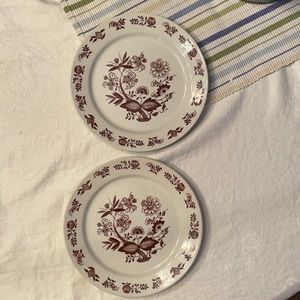 Vintage Figgjo Norway Scandi salad plates